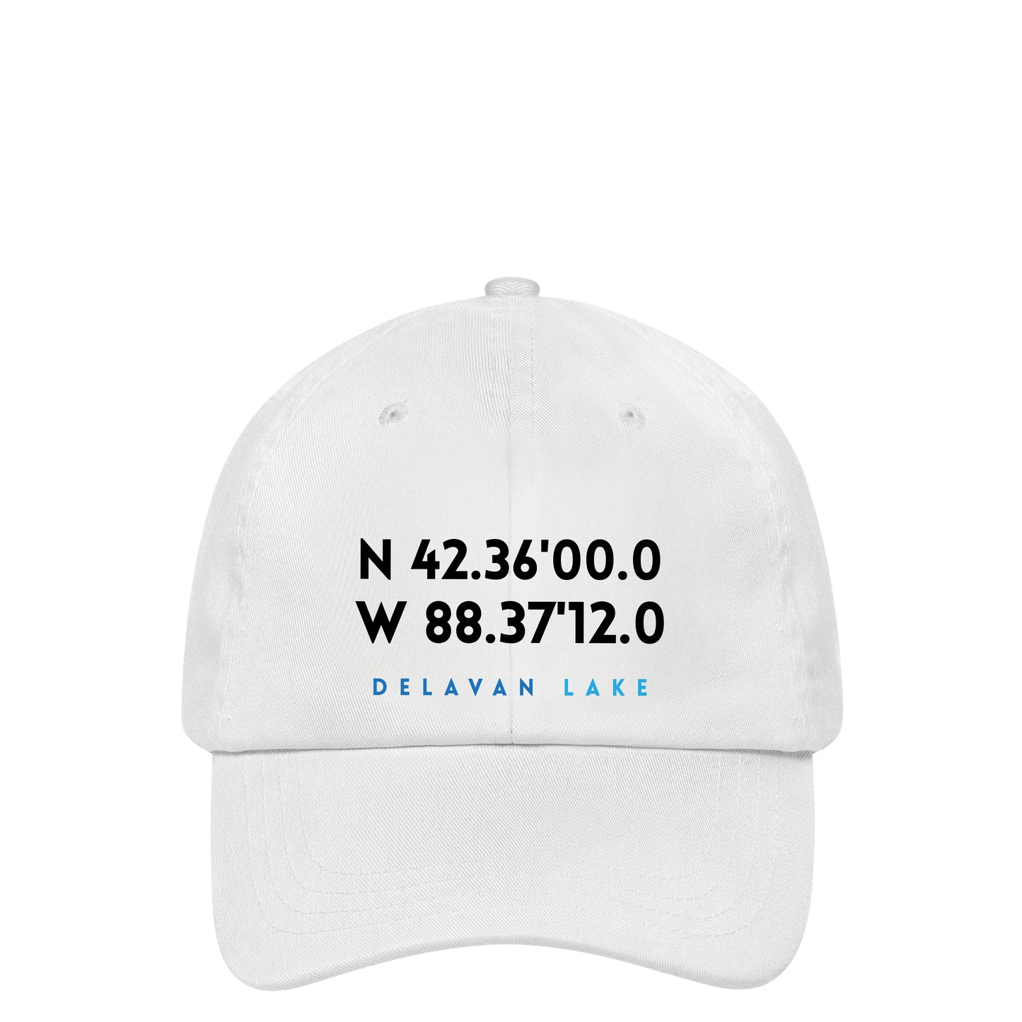 Delavan Lake premium Dad hat