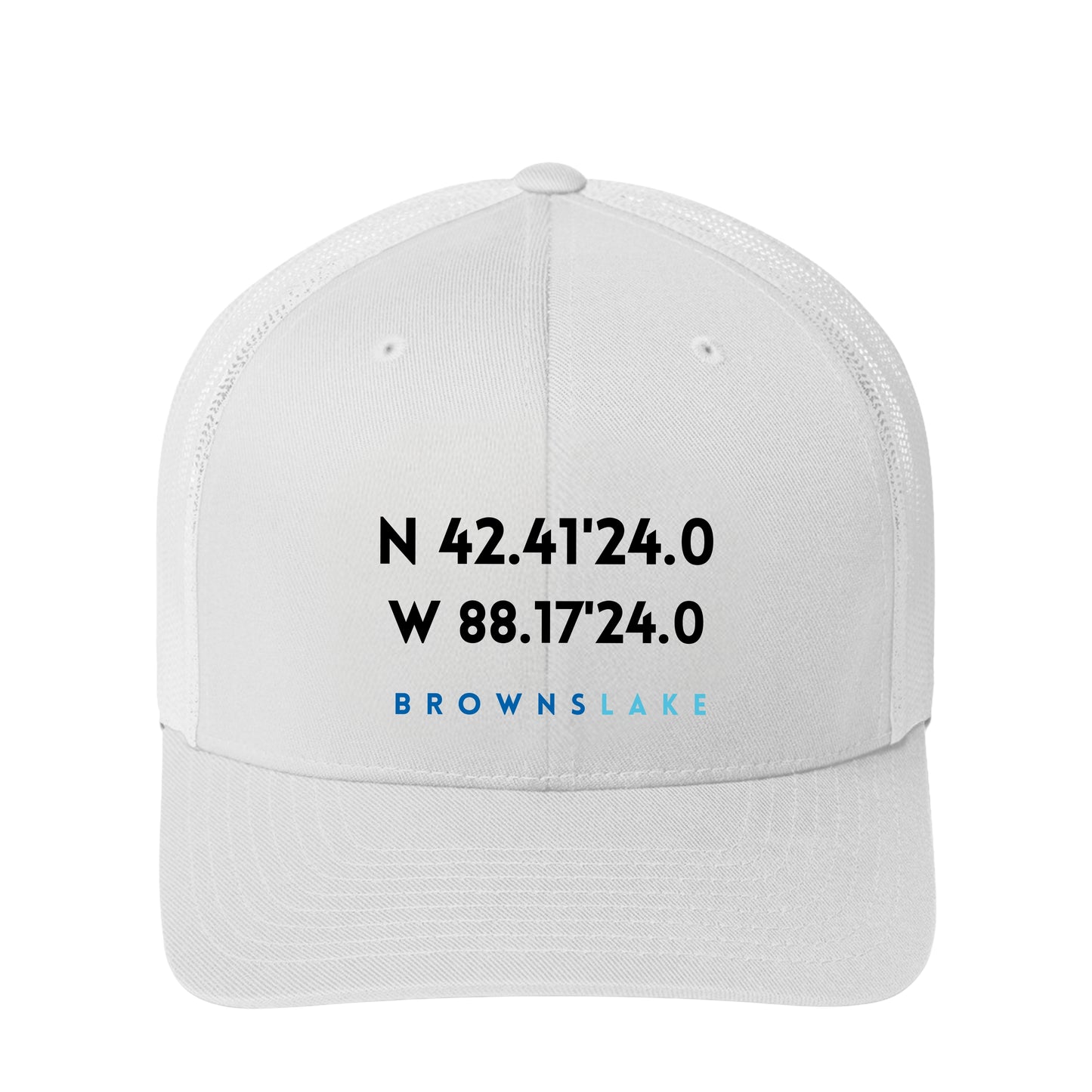 Browns Lake Premium Trucker Cap