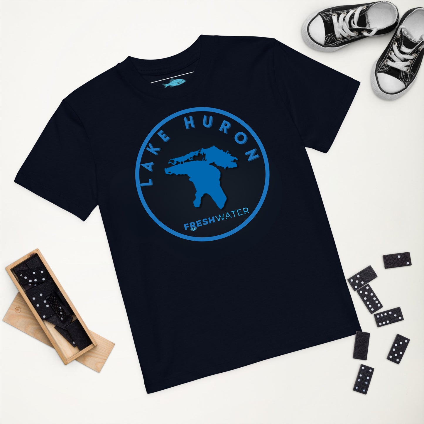 Lake Huron Kids Organic T-Shirt