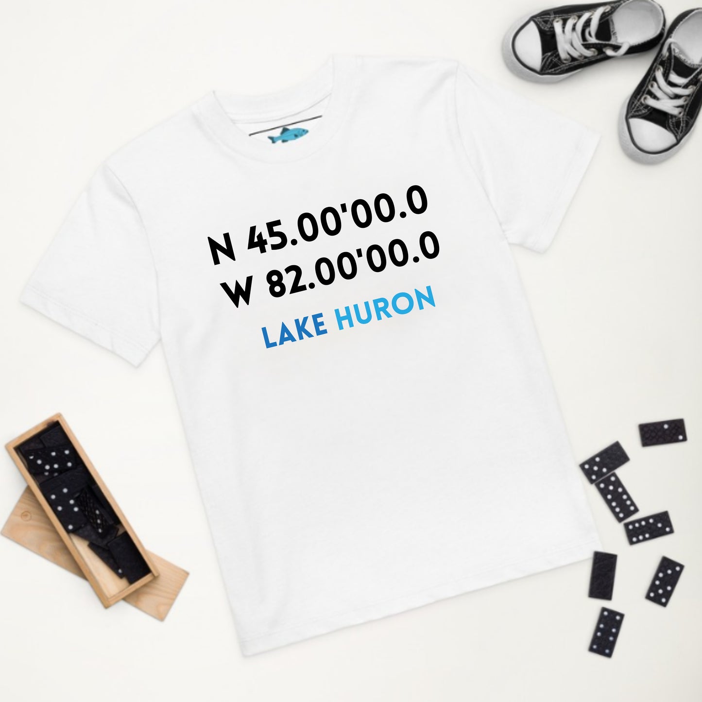 Lake Huron Kids Organic T-Shirt