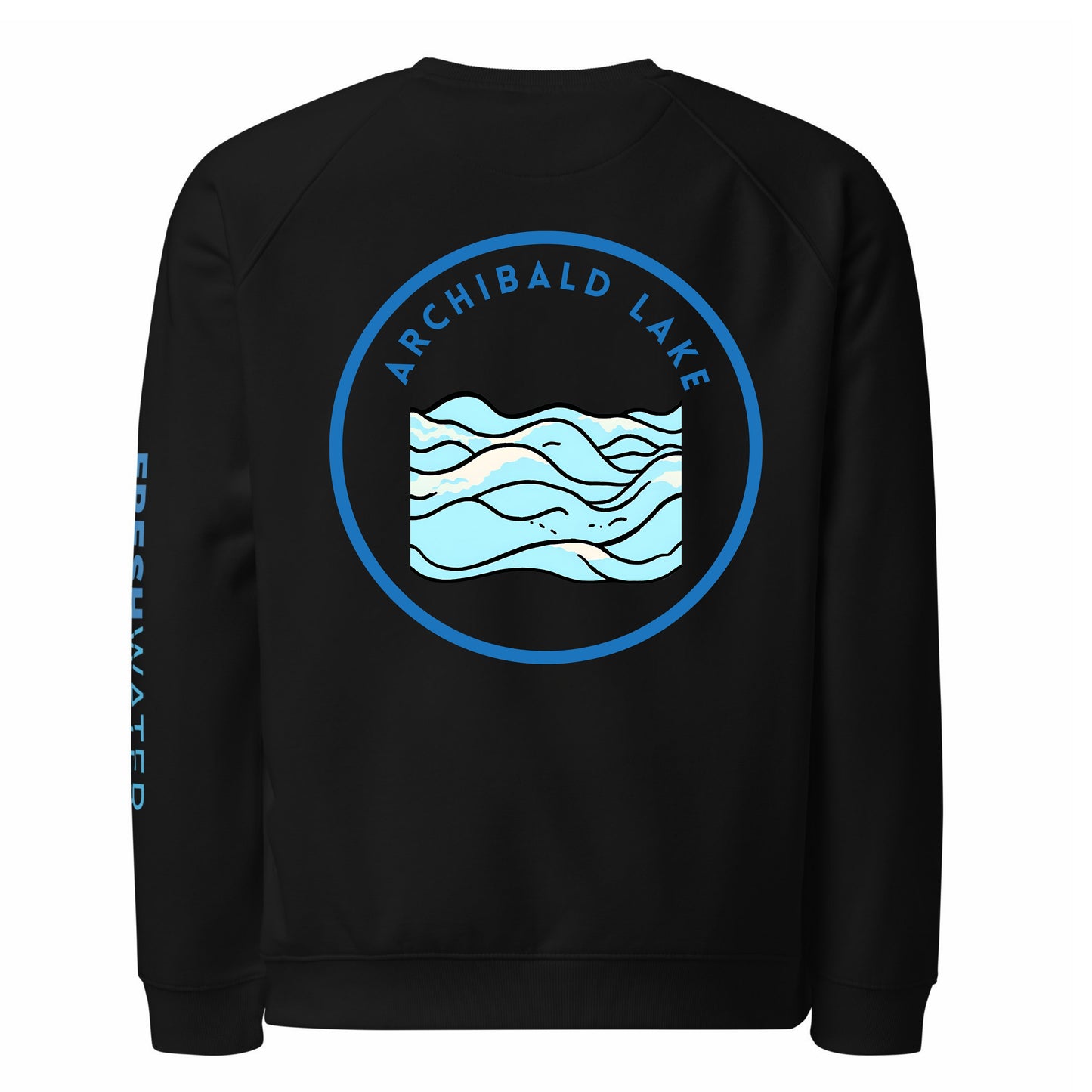 Archibald Lake organic raglan sweatshirt