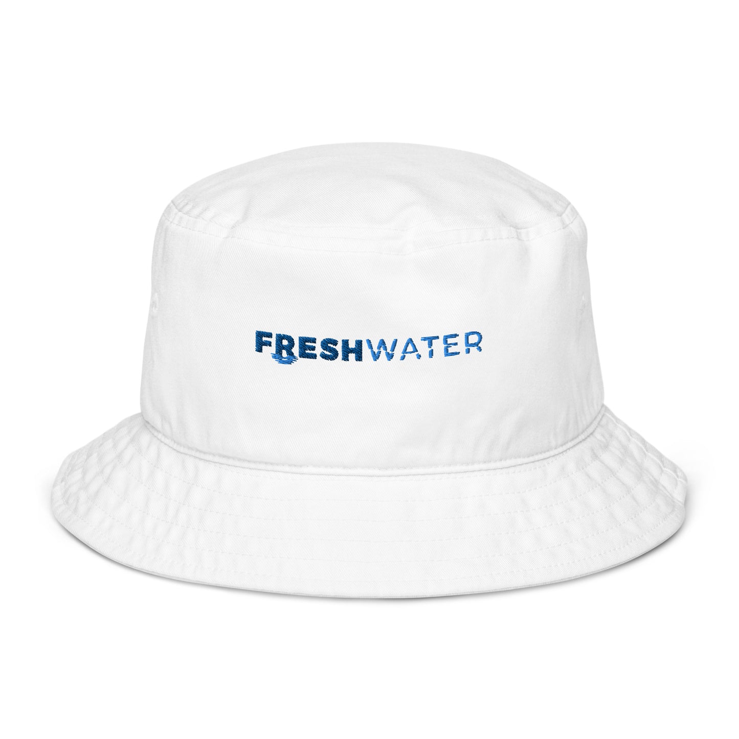 Freshwater Blue Organic bucket hat
