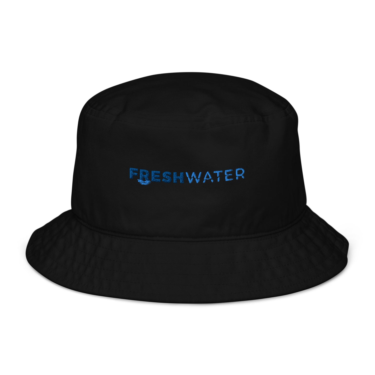Freshwater Blue Organic bucket hat