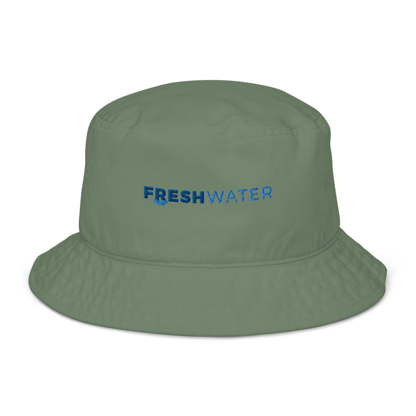 Freshwater Blue Organic bucket hat