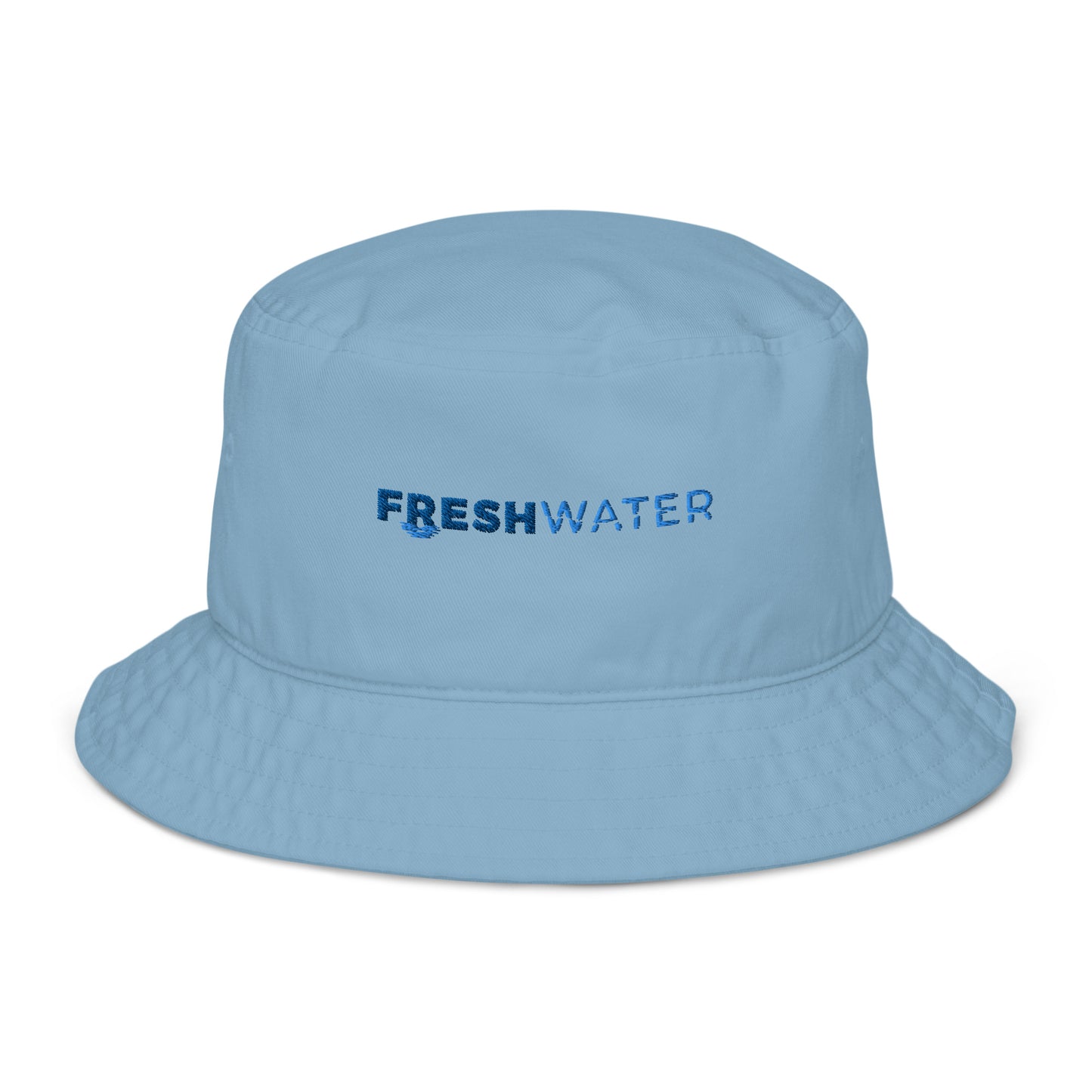 Freshwater Blue Organic bucket hat