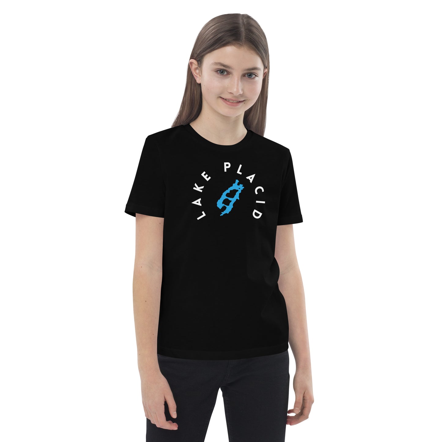 Lake Placid New York Freshwater WB Organic cotton kids t-shirt