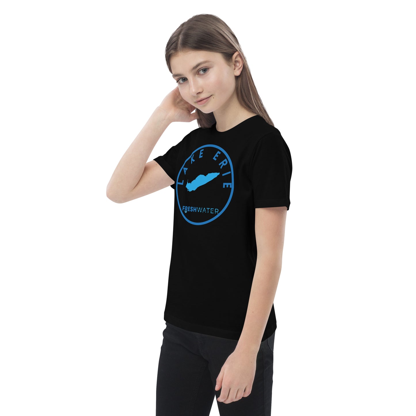 Lake Erie Great Lakes Freshwater LO Organic cotton kids t-shirt