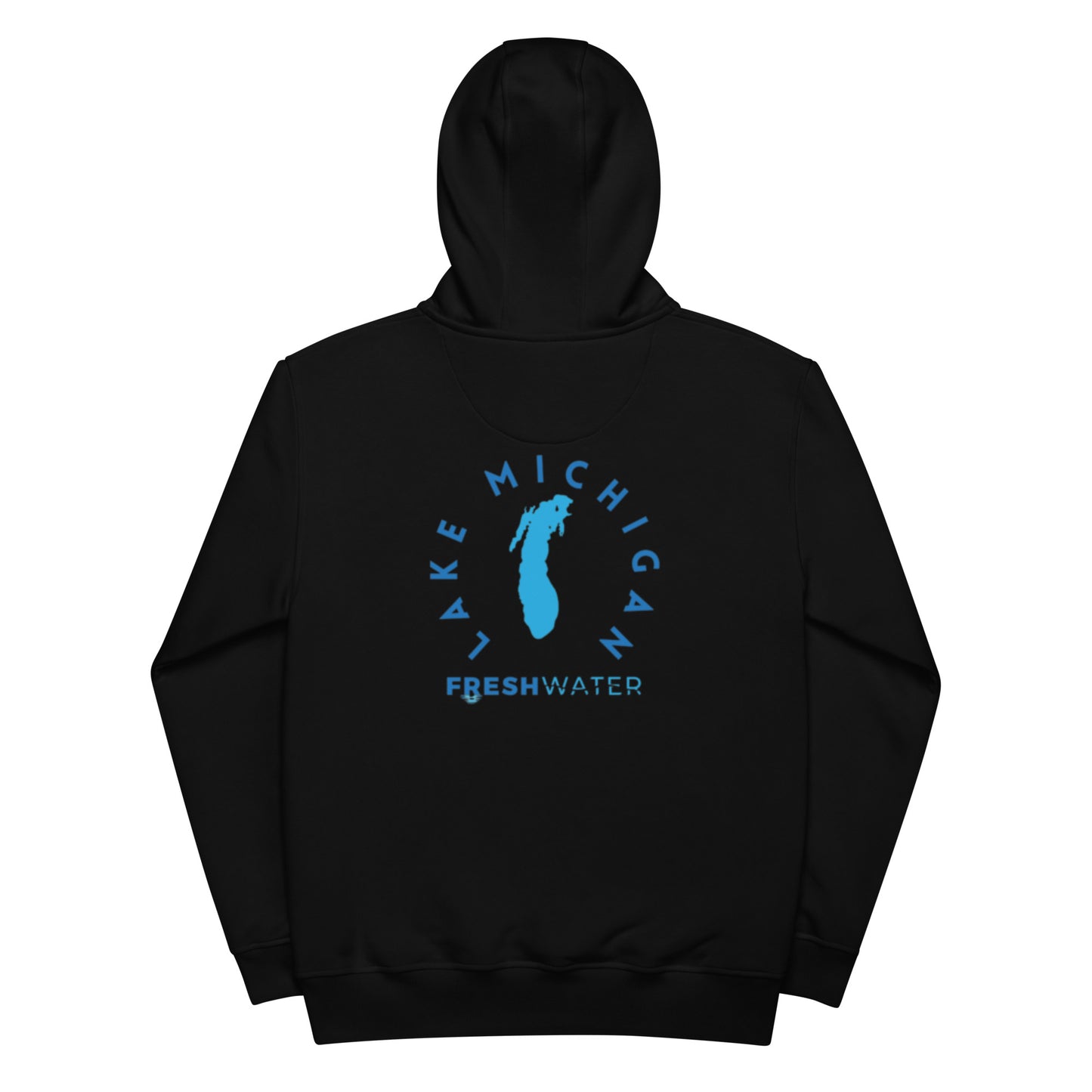 Lake Michigan Freshwater Blue Premium eco hoodie