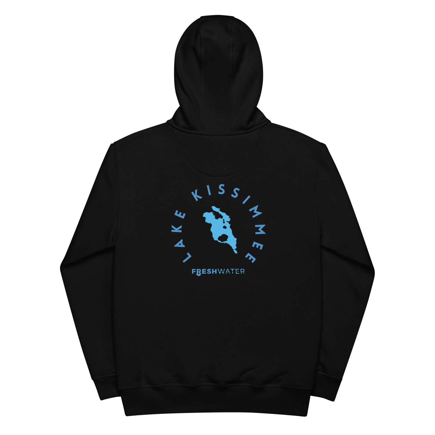Lake Kissimmee Florida Freshwater Blue Premium eco hoodie