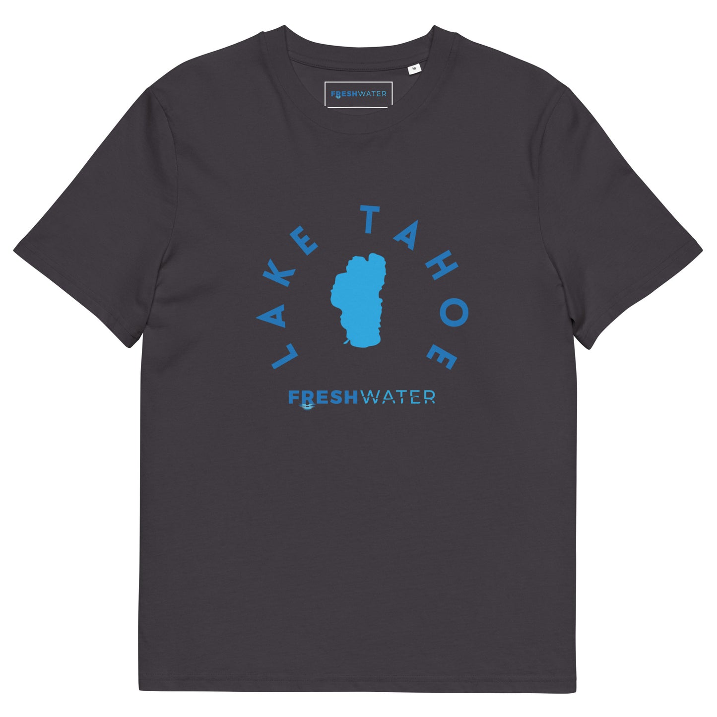 Lake Tahoe Freshwater Blue Unisex organic cotton t-shirt