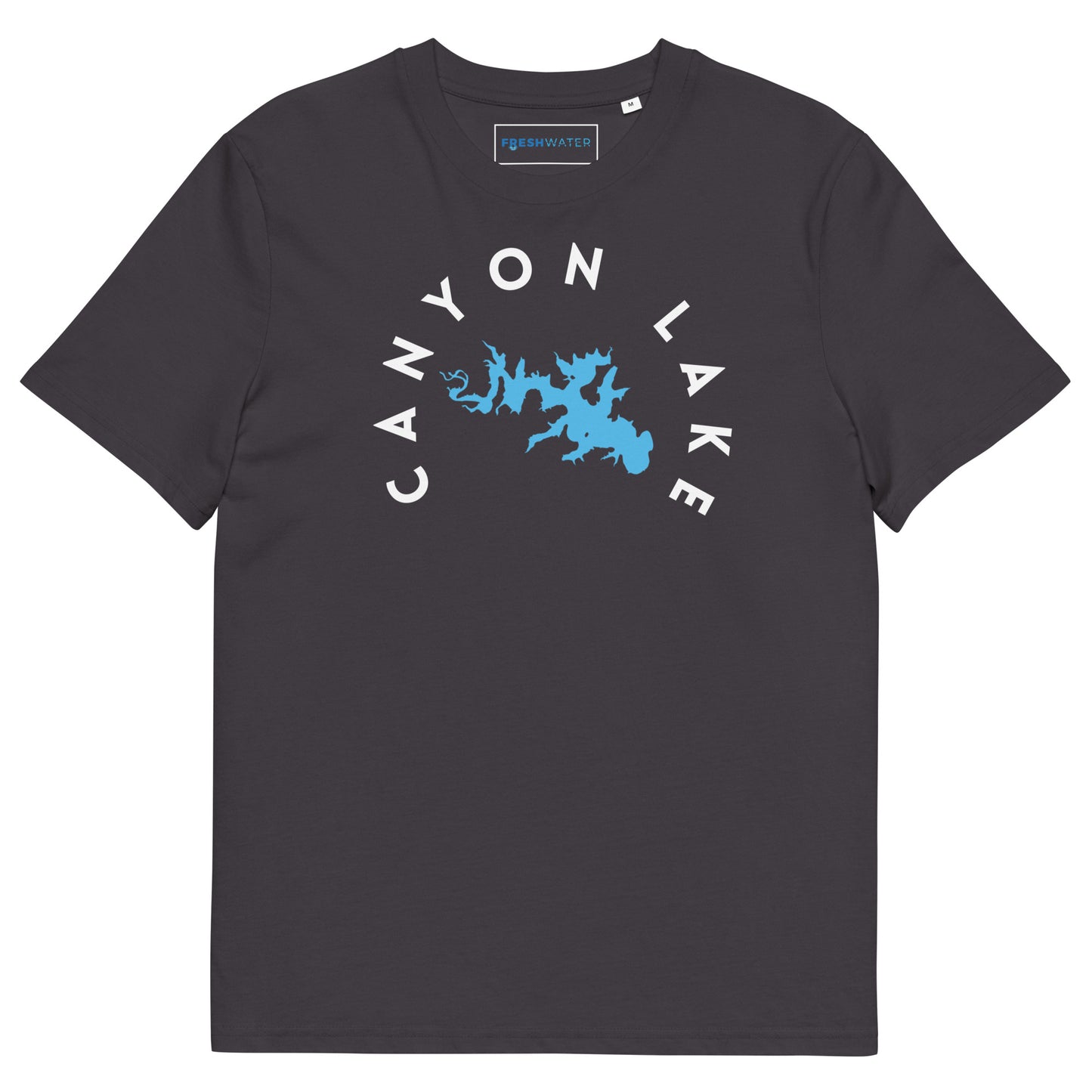 Canyon Lake Texas Freshwater WB Unisex organic cotton t-shirt