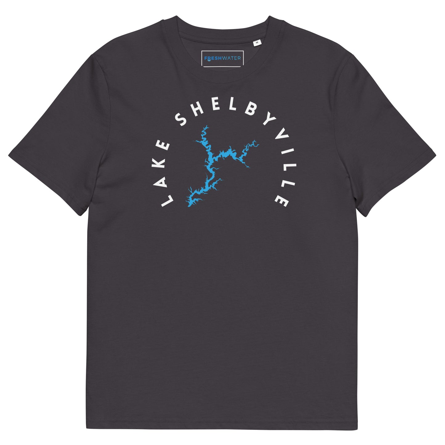 Lake Shelbyville Illinois Freshwater WB Unisex organic cotton t-shirt