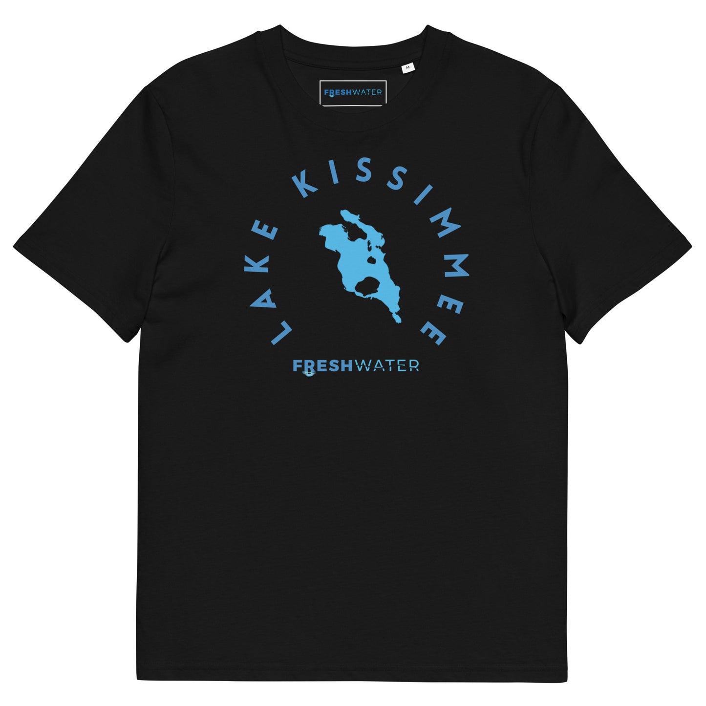 Lake Kissimmee Florida Freshwater Blue Unisex organic cotton t-shirt