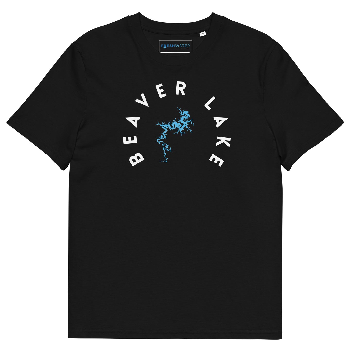 Beaver Lake Arkansas Freshwater WB Unisex organic cotton t-shirt