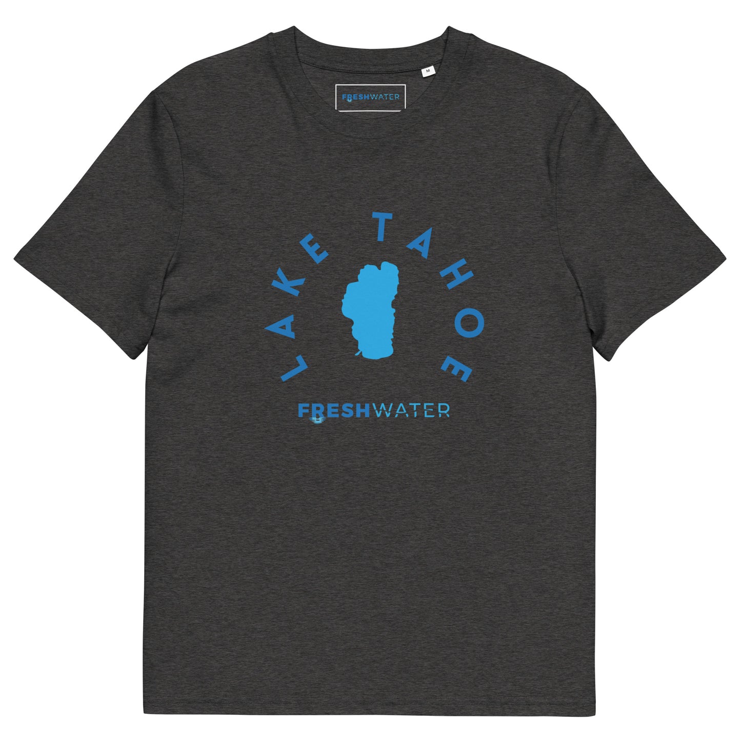 Lake Tahoe Freshwater Blue Unisex organic cotton t-shirt