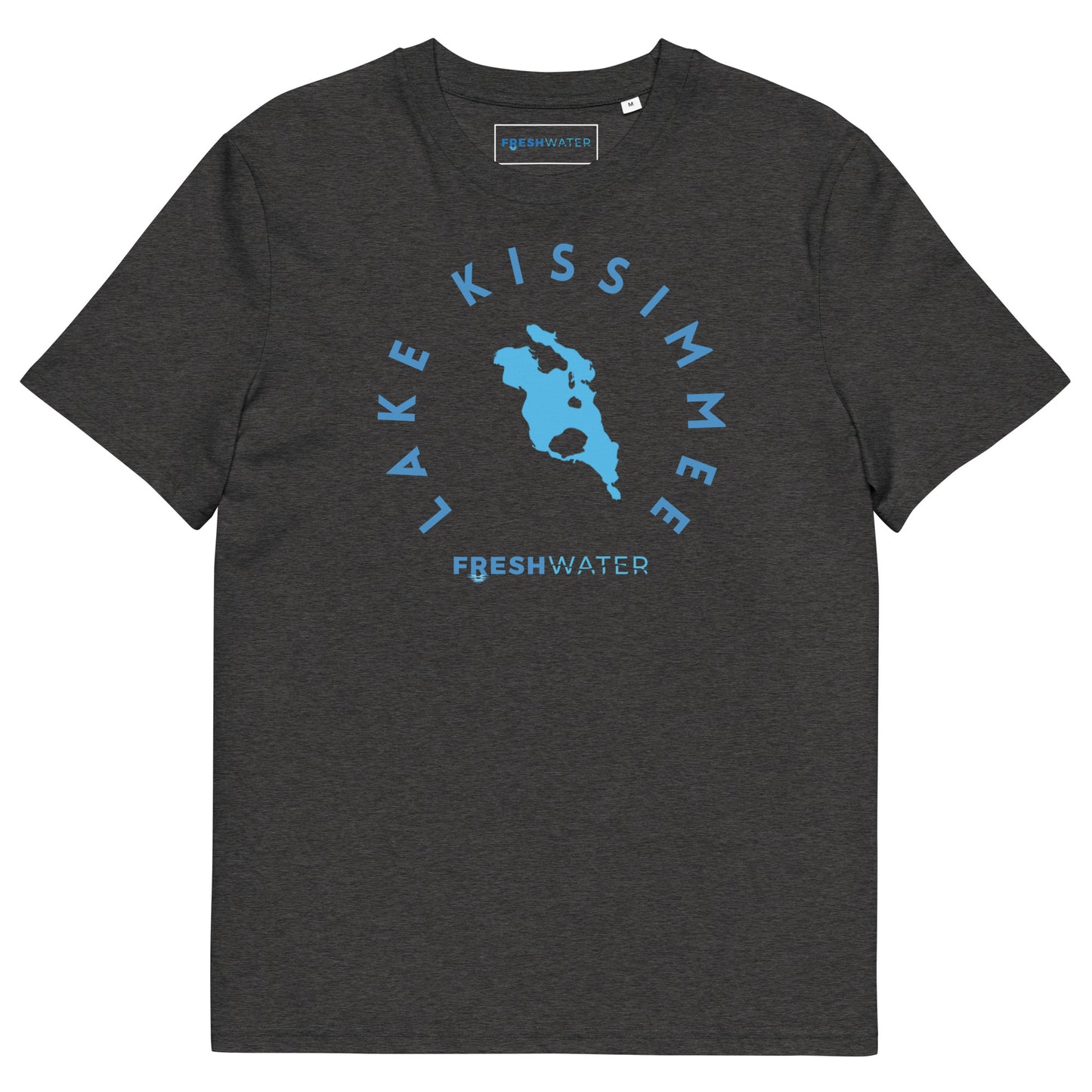 Lake Kissimmee Florida Freshwater Blue Unisex organic cotton t-shirt
