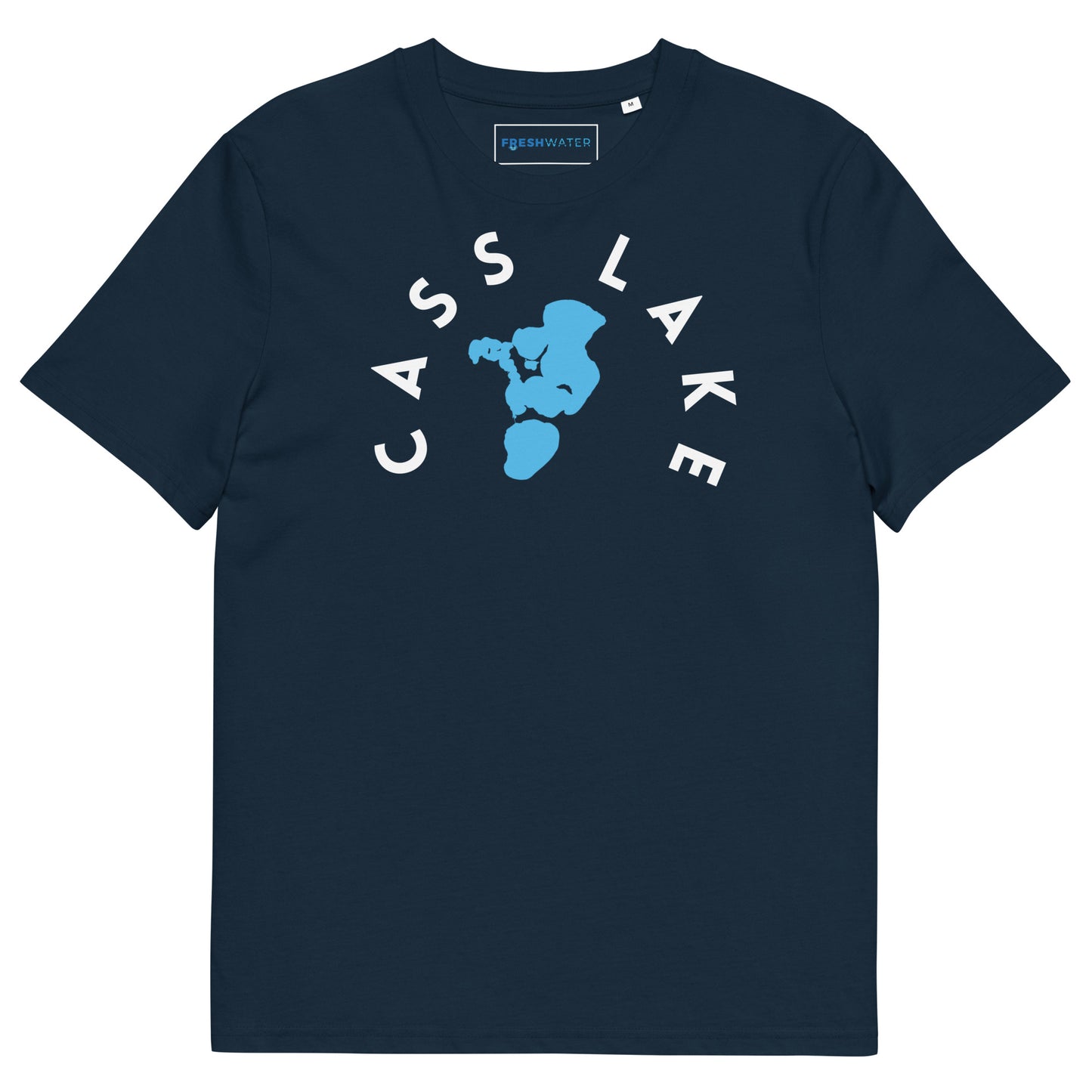 Cass Lake Minnesota Freshwater WB Unisex organic cotton t-shirt