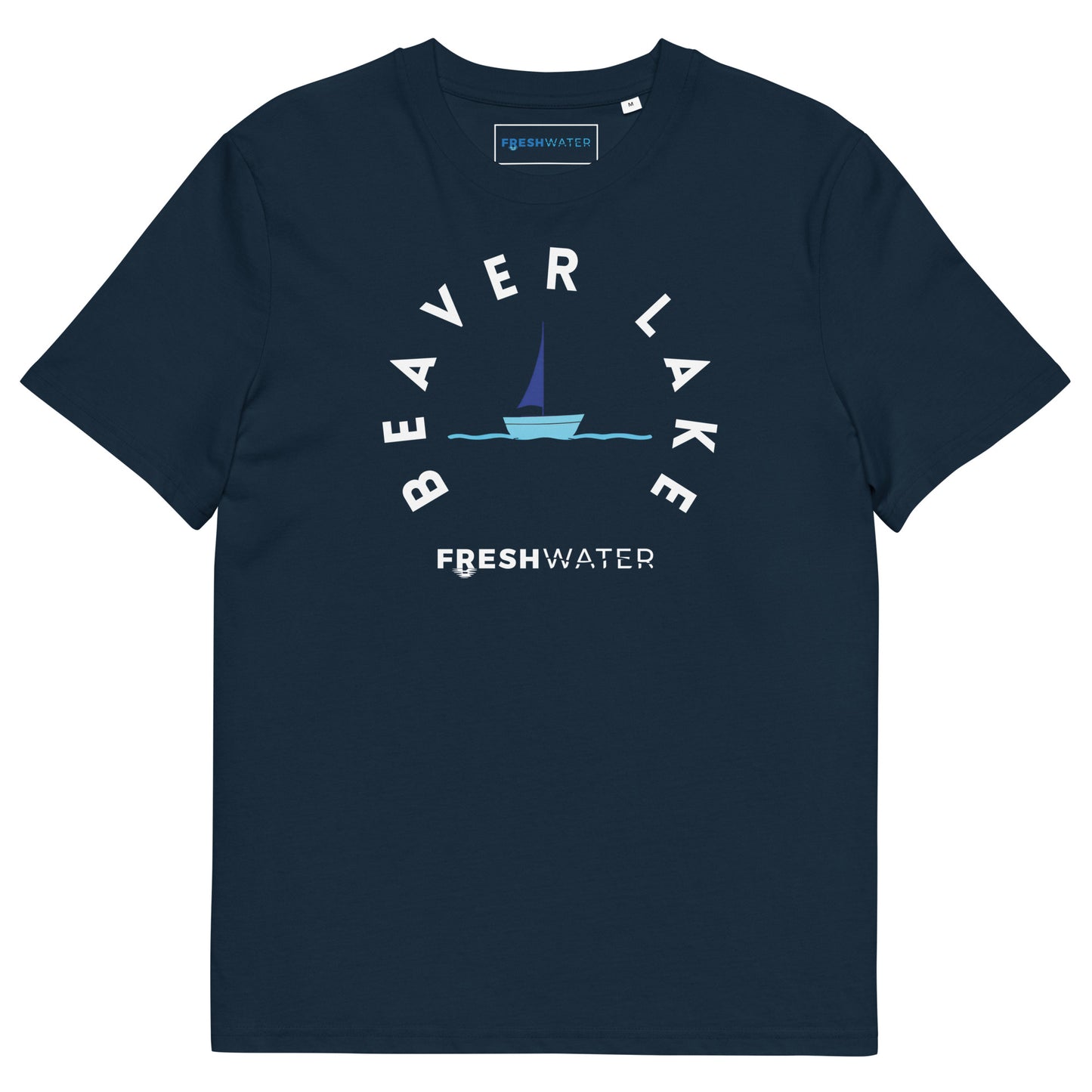 Beaver Lake Arkansas Freshwater Sailing Unisex organic cotton t-shirt