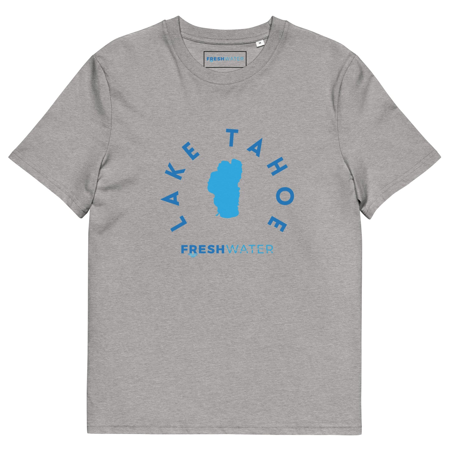 Lake Tahoe Freshwater Blue Unisex organic cotton t-shirt