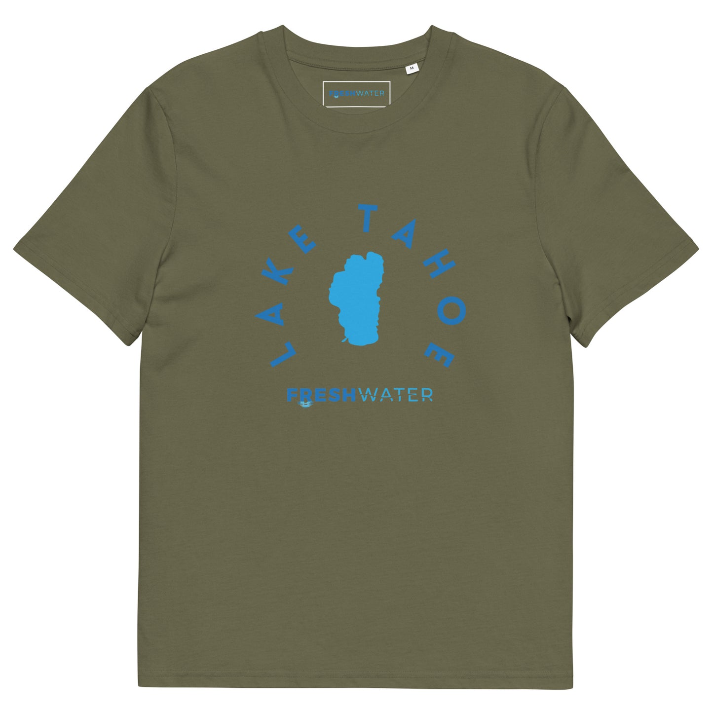 Lake Tahoe Freshwater Blue Unisex organic cotton t-shirt