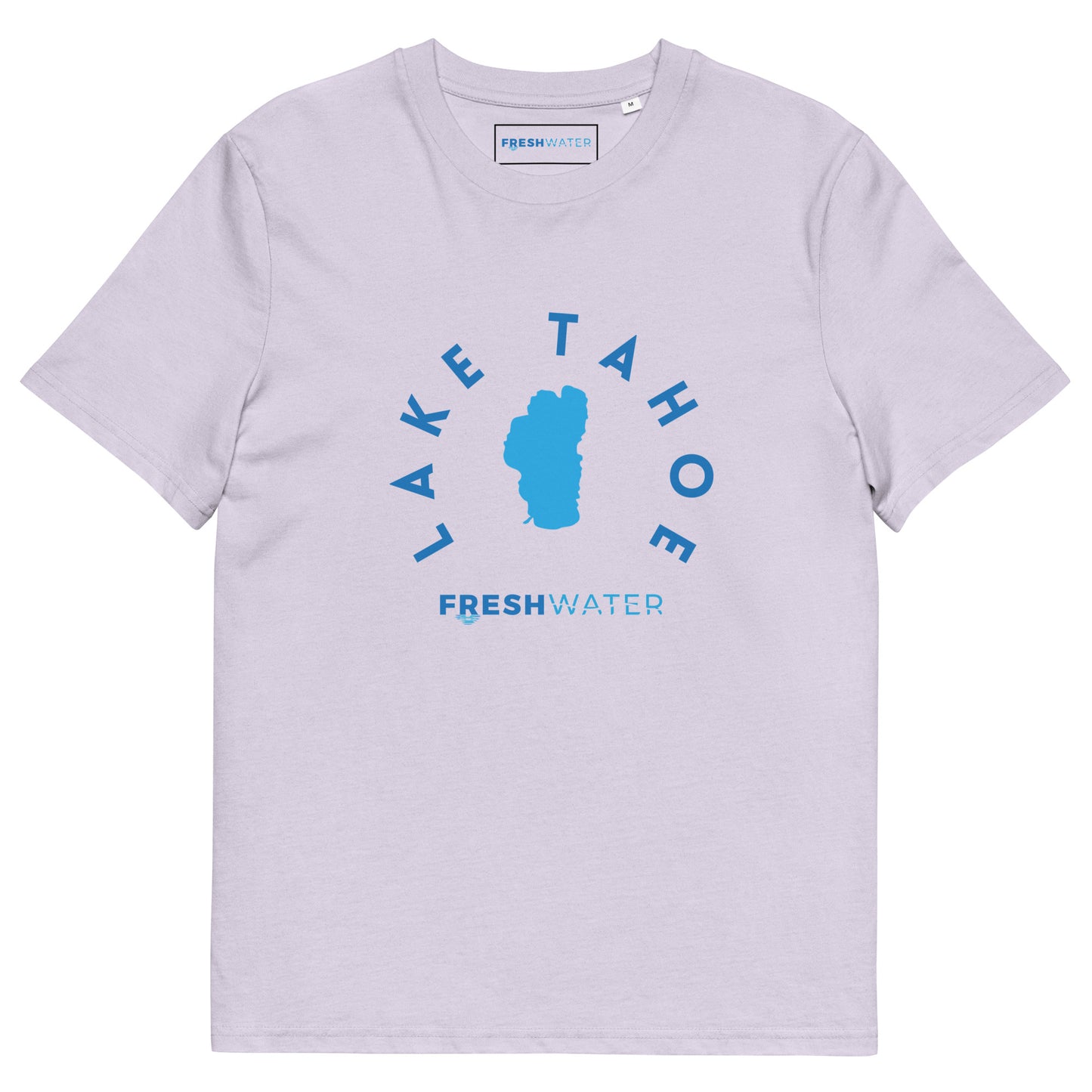 Lake Tahoe Freshwater Blue Unisex organic cotton t-shirt