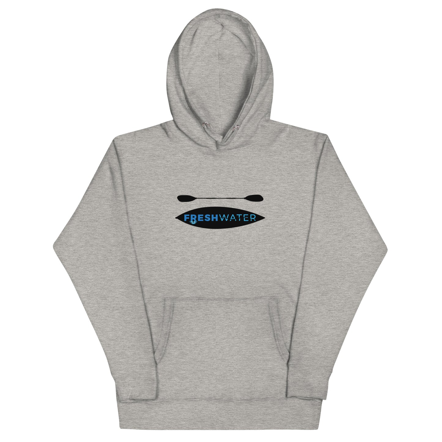 Freshwater Kayak Black/Blue LC Unisex Hoodie