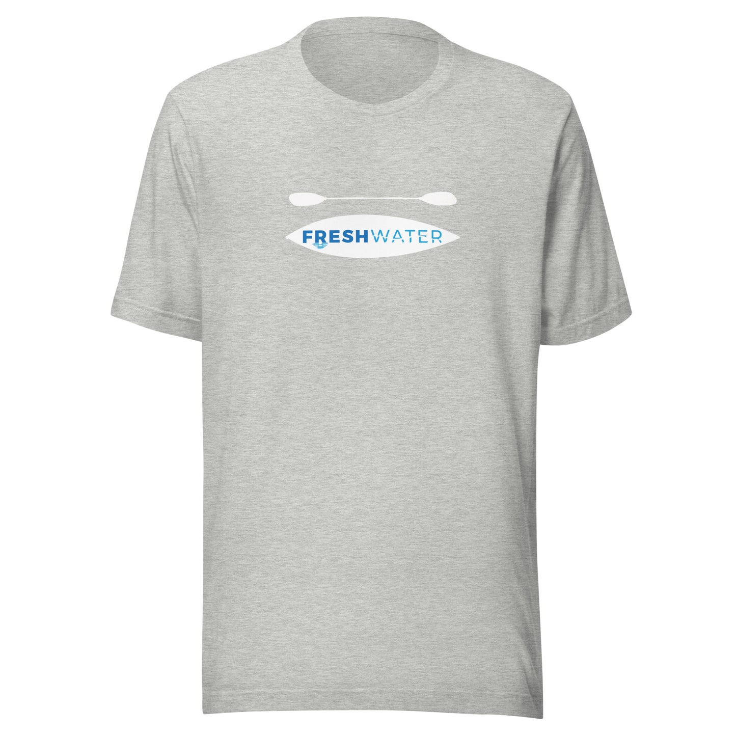 Freshwater Kayak White/Blue Unisex t-shirt