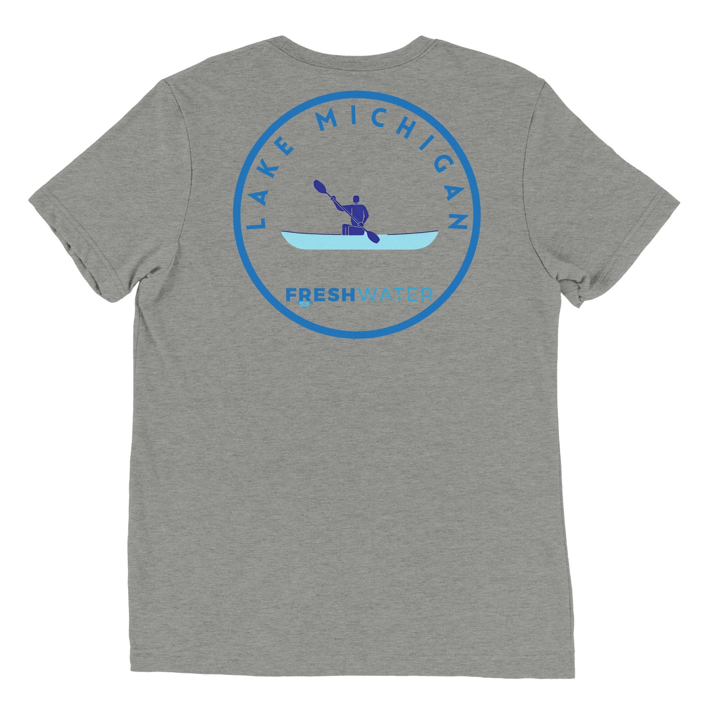 Lake Michigan Freshwater Kayak Short sleeve t-shirt