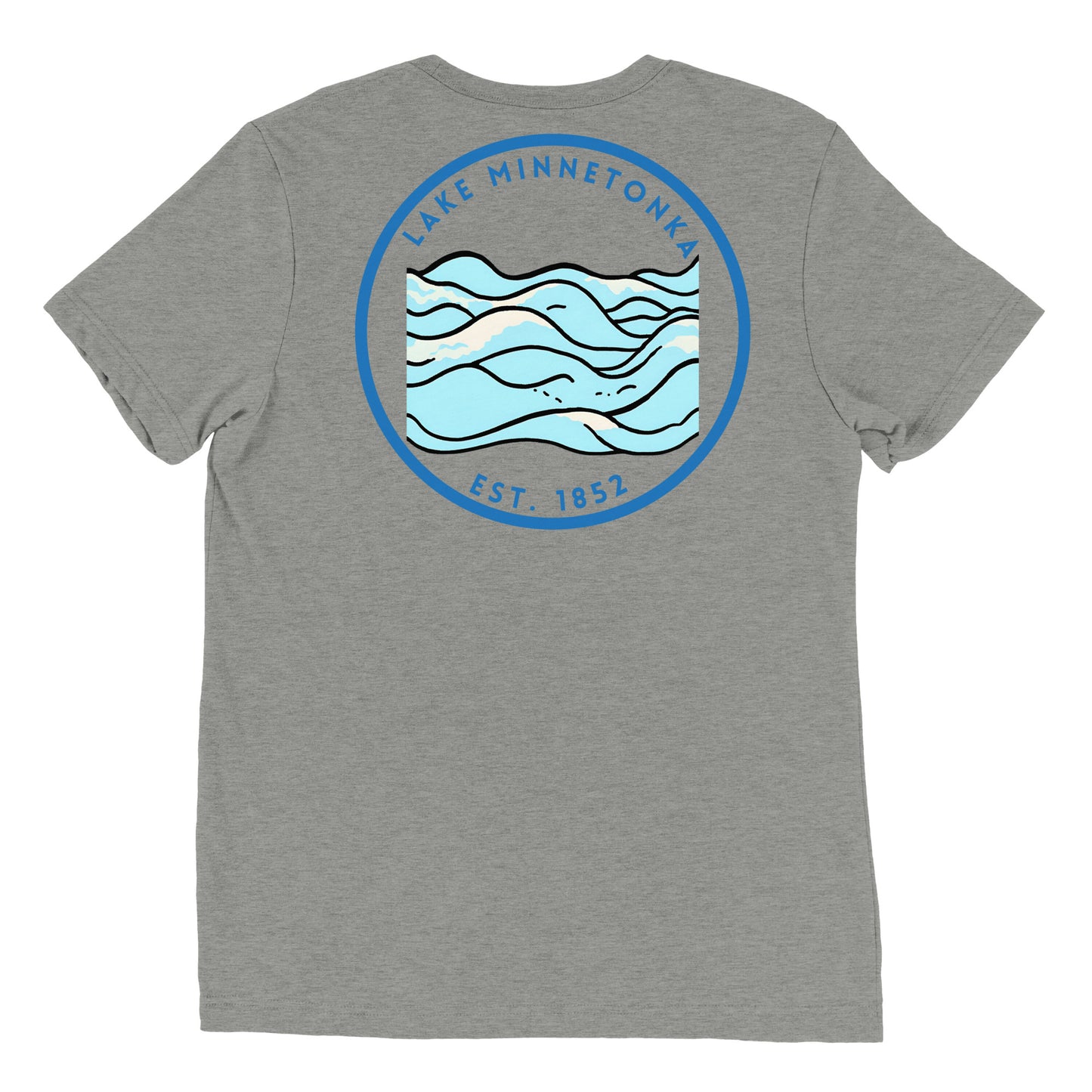 Lake Minnetonka Minnesota Freshwater Waves Short sleeve t-shirt