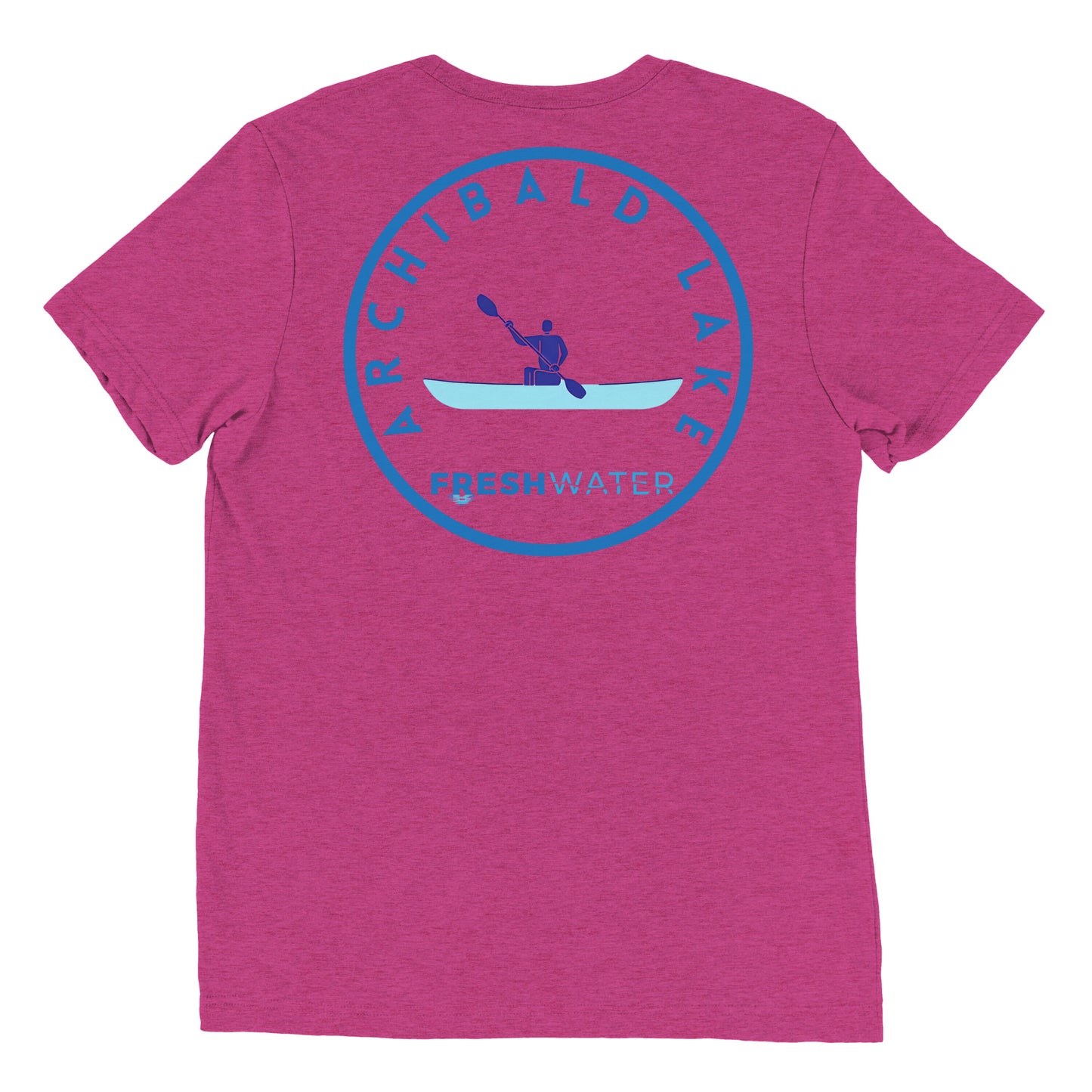 Archibald Lake Wisconsin Freshwater Kayak FB Short sleeve t-shirt