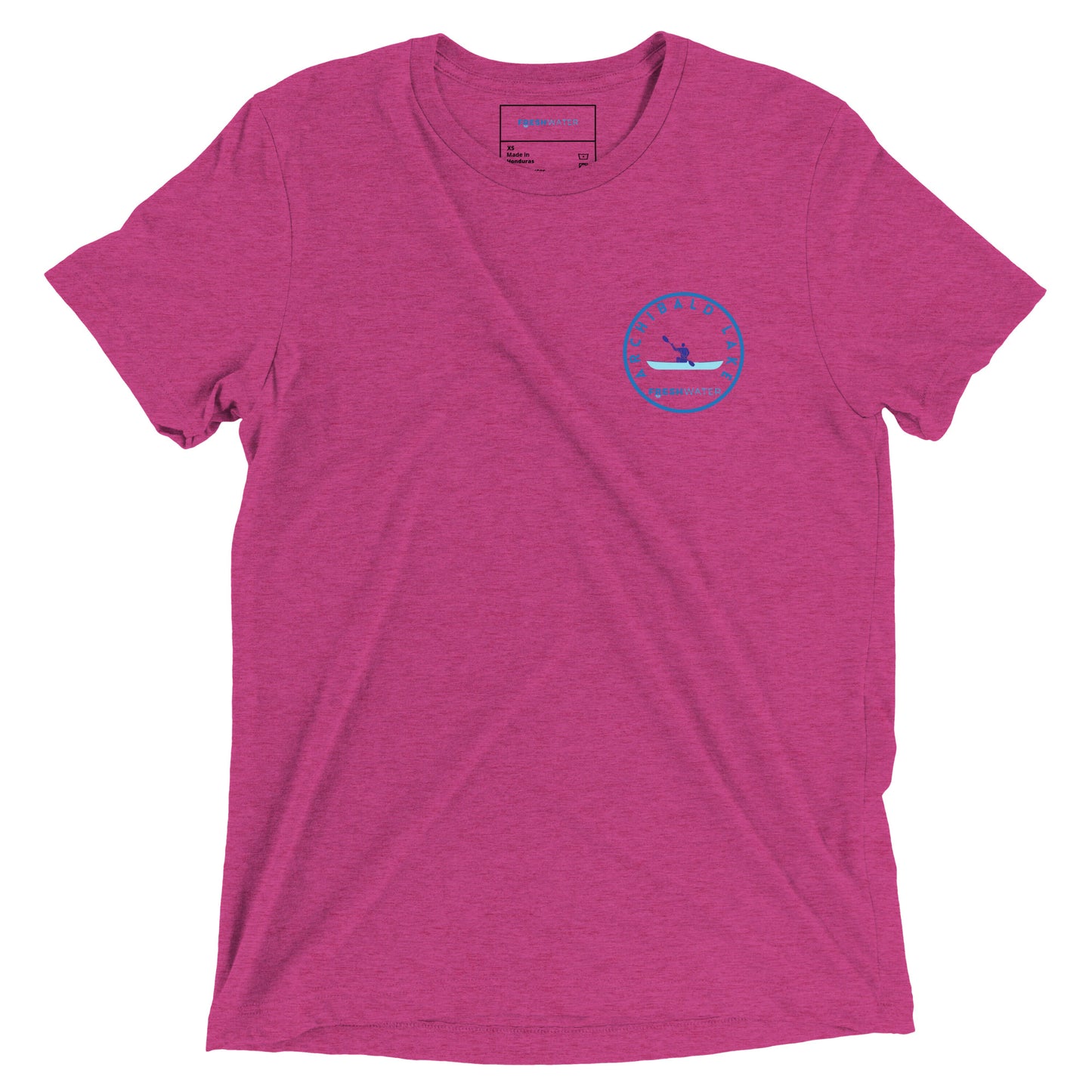 Archibald Lake Wisconsin Freshwater Kayak FB Short sleeve t-shirt