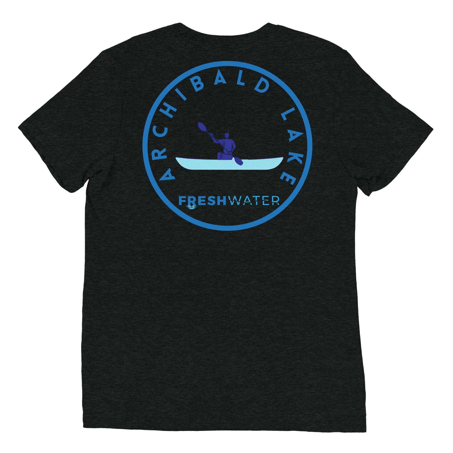 Archibald Lake Wisconsin Freshwater Kayak FB Short sleeve t-shirt