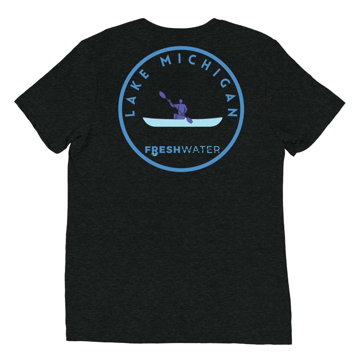 Lake Michigan Freshwater Kayak Short sleeve t-shirt