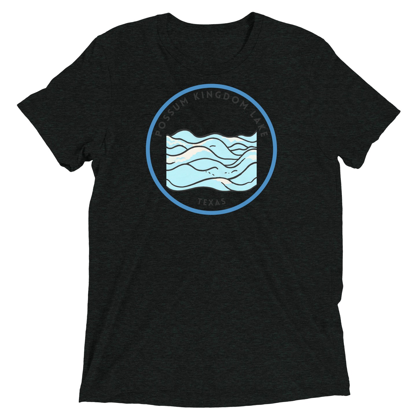 Possum Kingdom Lake Texas Freshwater Waves Short sleeve t-shirt