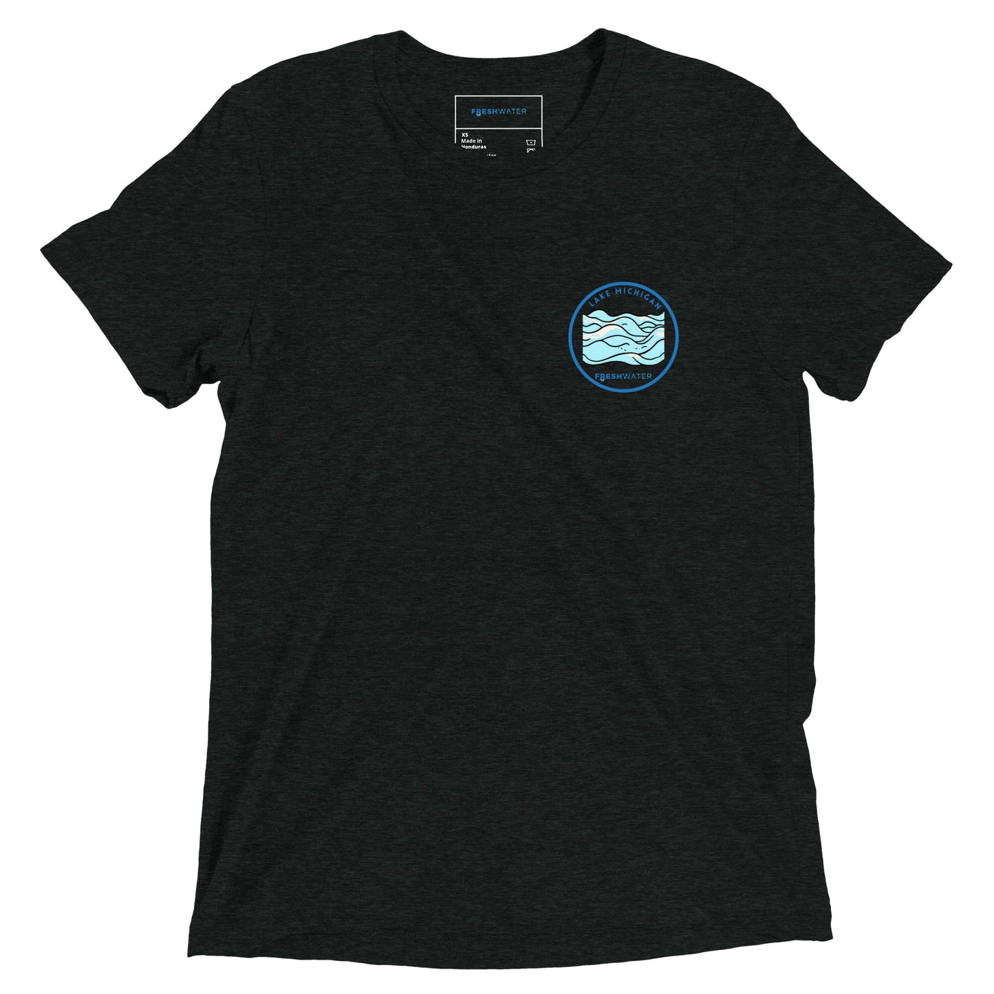 Lake Michigan Freshwater Waves Short sleeve t-shirt