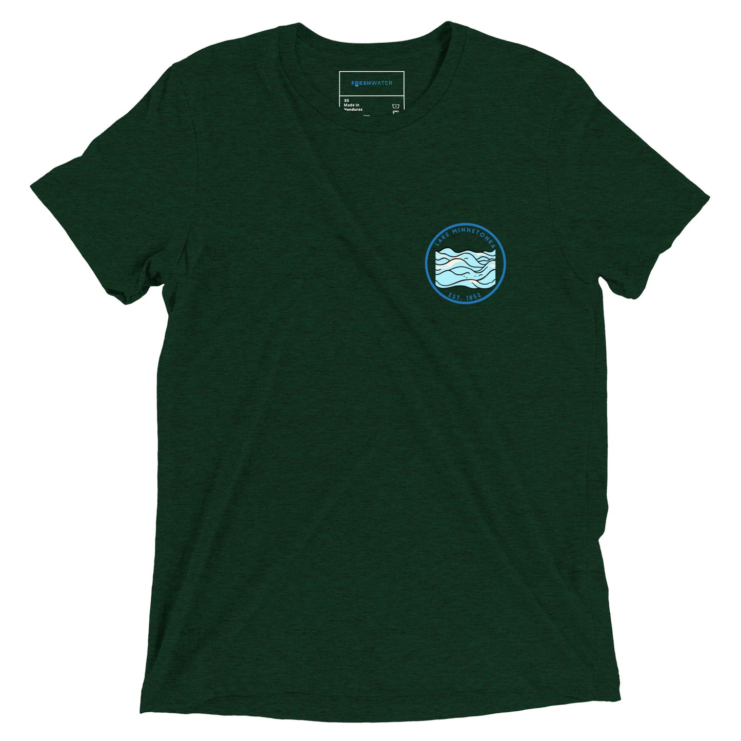 Lake Minnetonka Minnesota Freshwater Waves Short sleeve t-shirt