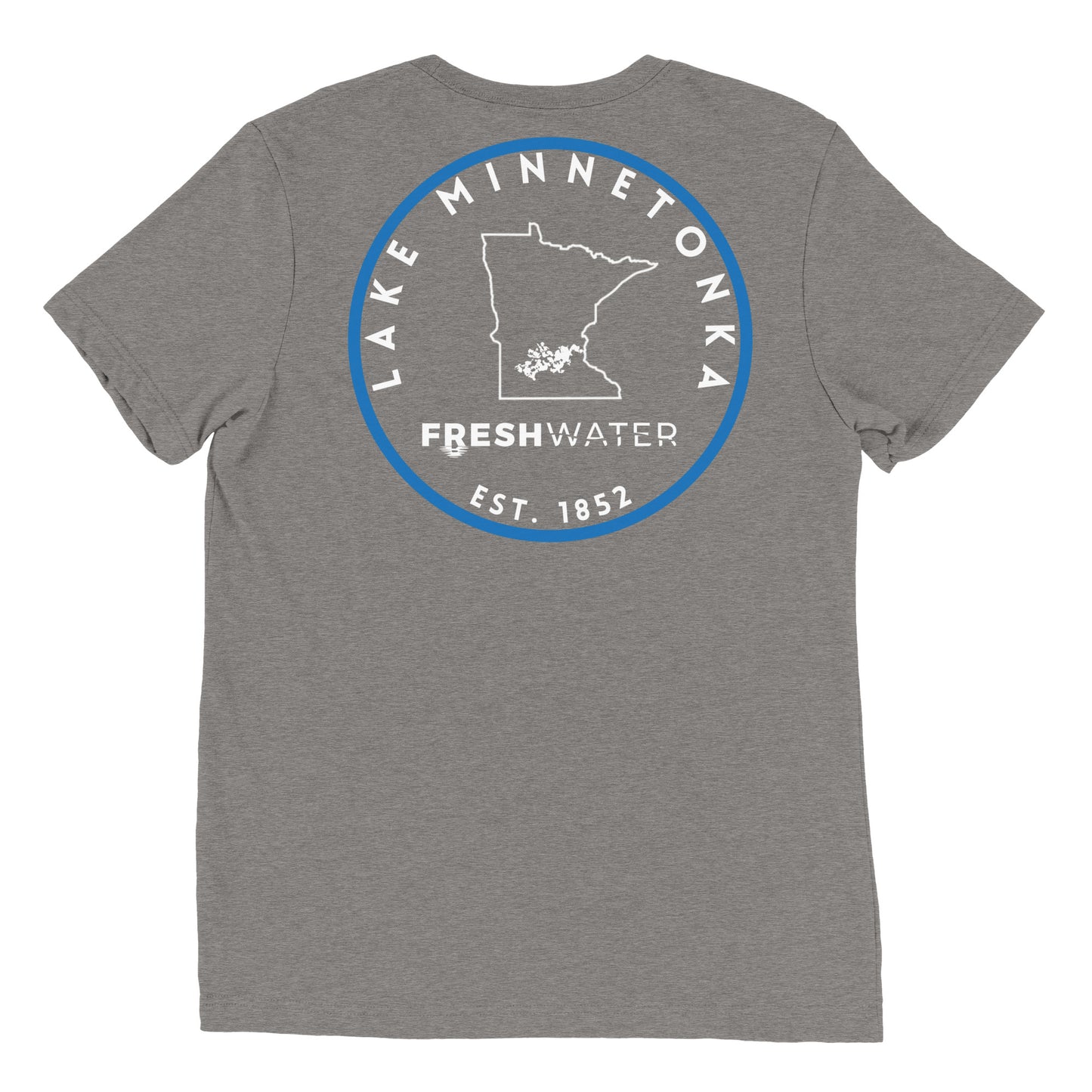 Lake Minnetonka Minnesota Freshwater SO BW Short sleeve t-shirt