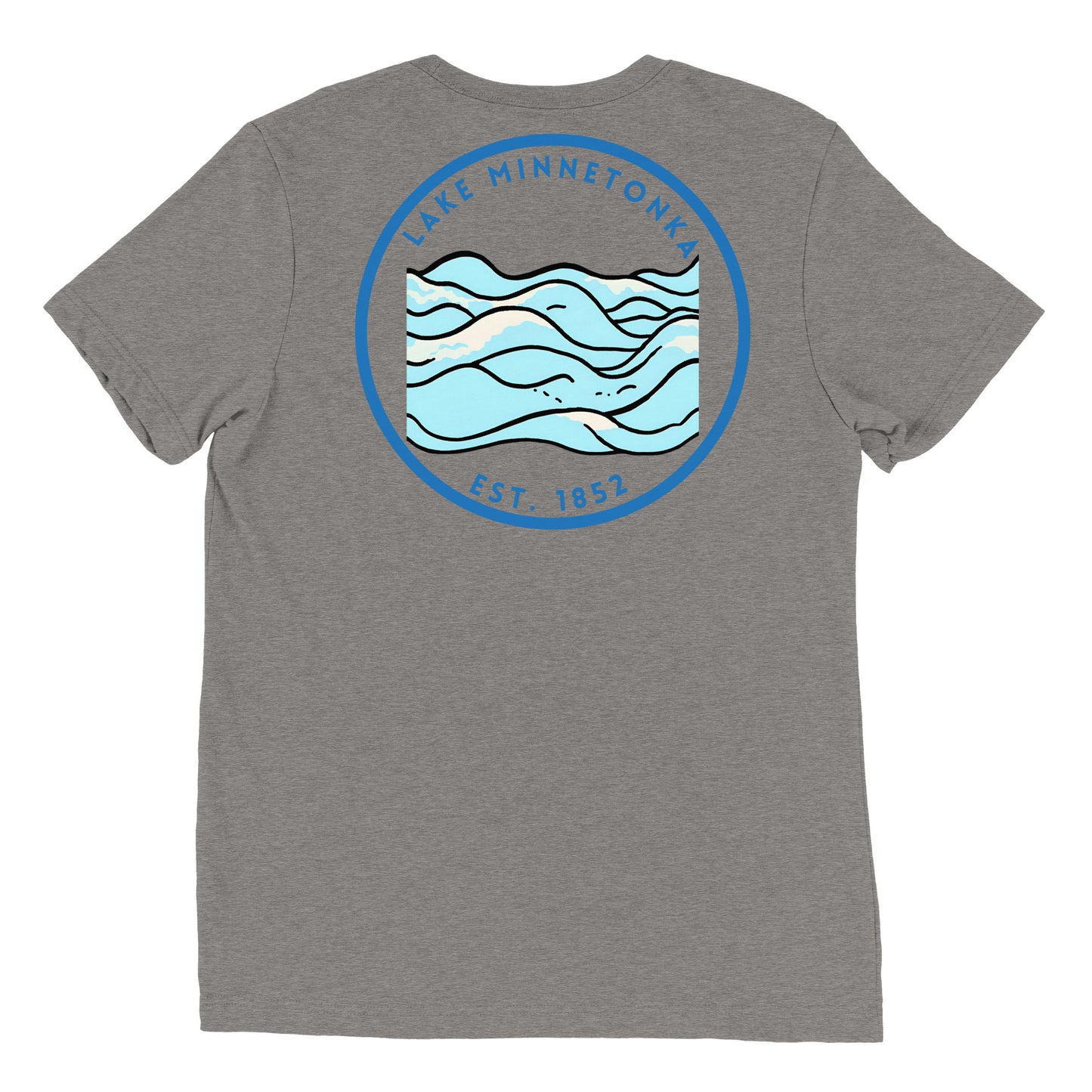 Lake Minnetonka Minnesota Freshwater Waves Short sleeve t-shirt