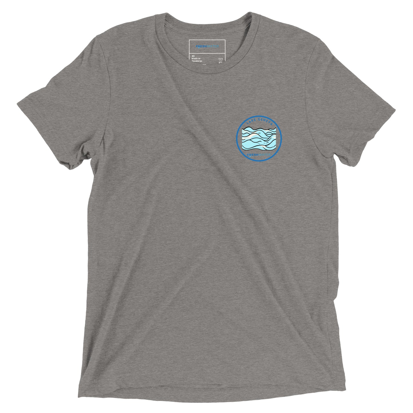 Lake Geneva Wisconsin Freshwater Waves Short sleeve t-shirt