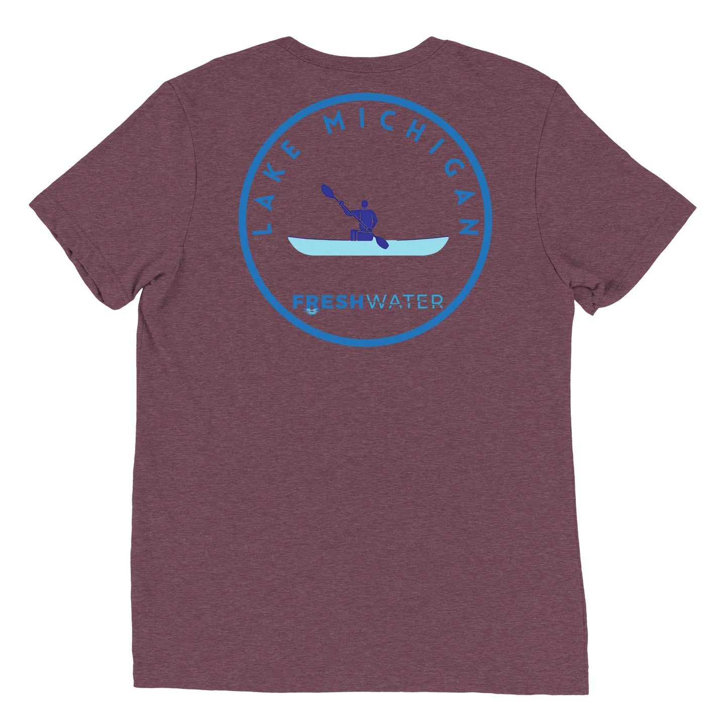 Lake Michigan Freshwater Kayak Short sleeve t-shirt