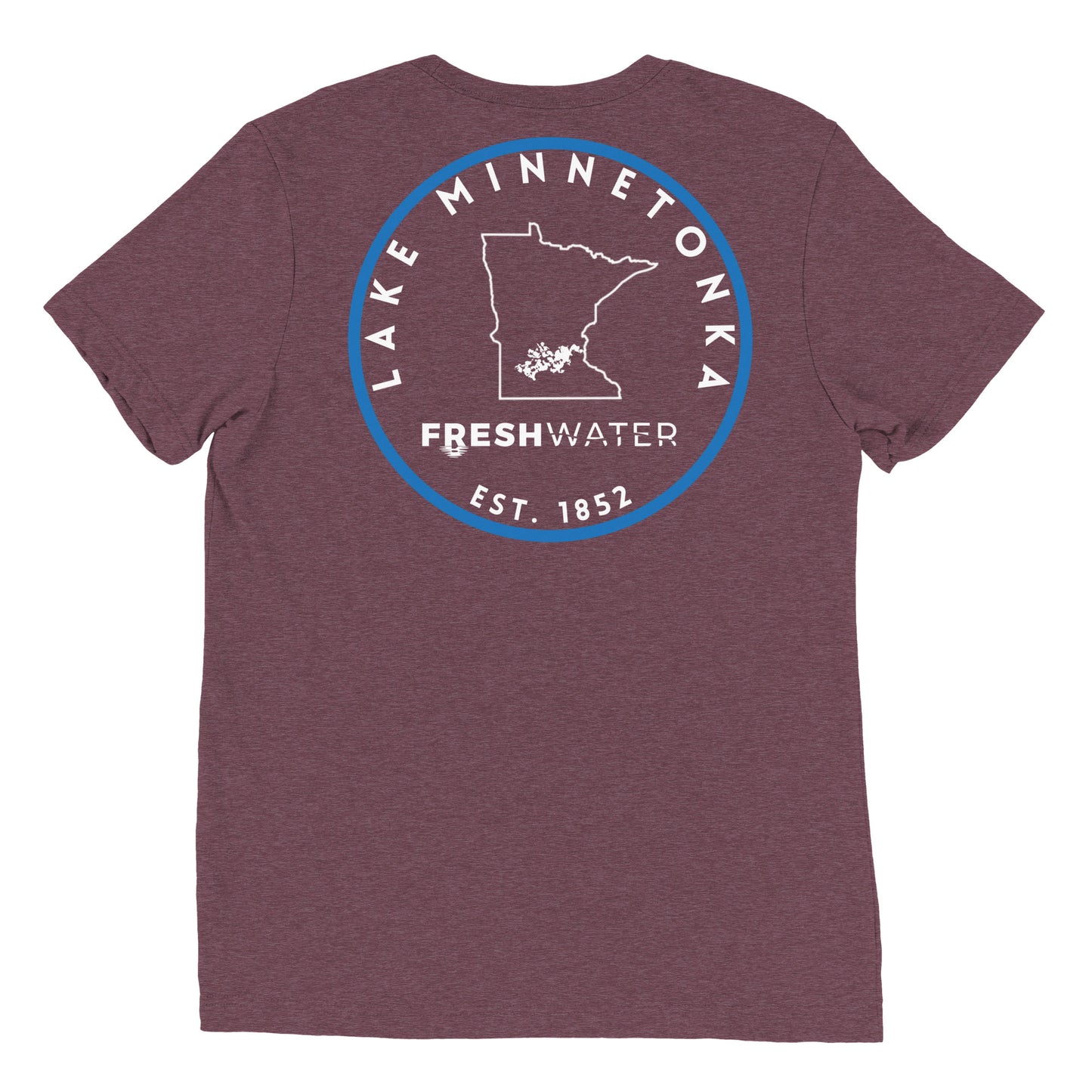 Lake Minnetonka Minnesota Freshwater SO BW Short sleeve t-shirt