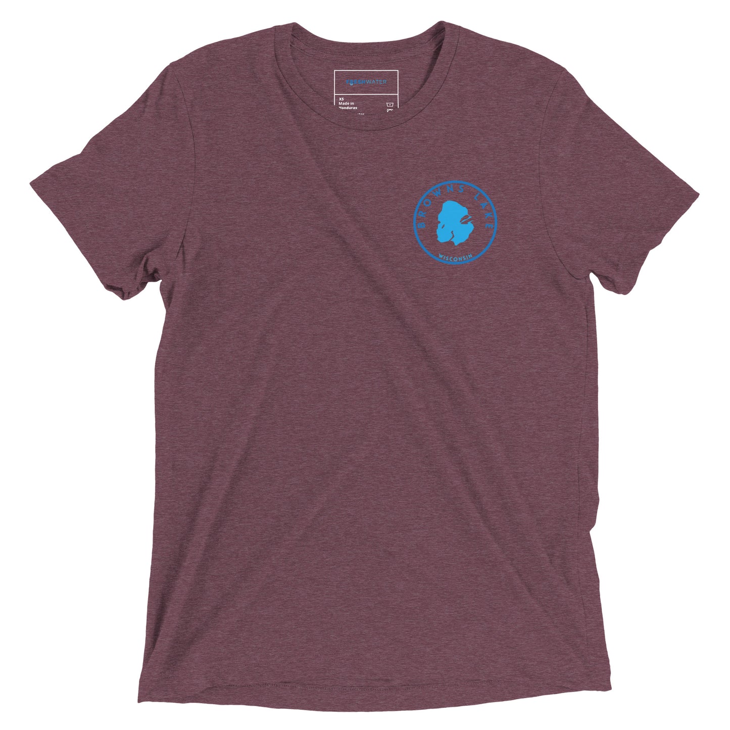 Browns Lake Wisconsin Freshwater Paddle Short sleeve t-shirt