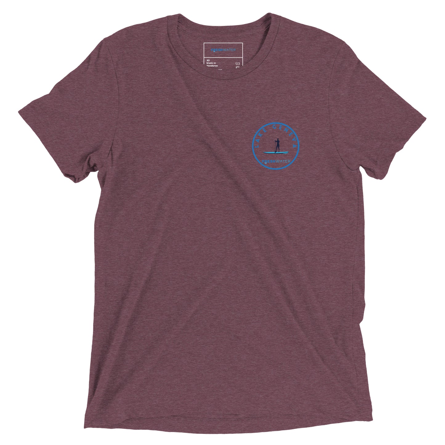 Lake Geneva Wisconsin Freshwater Paddle Short sleeve t-shirt