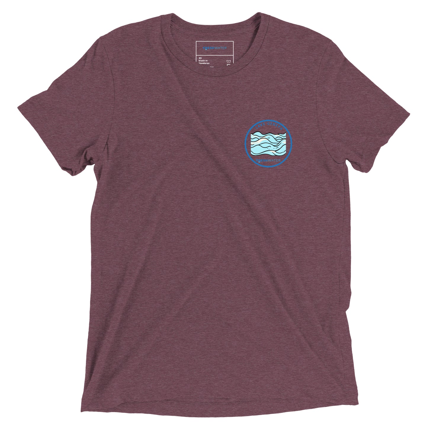 Lake Geneva Wisconsin Freshwater Waves Short sleeve t-shirt