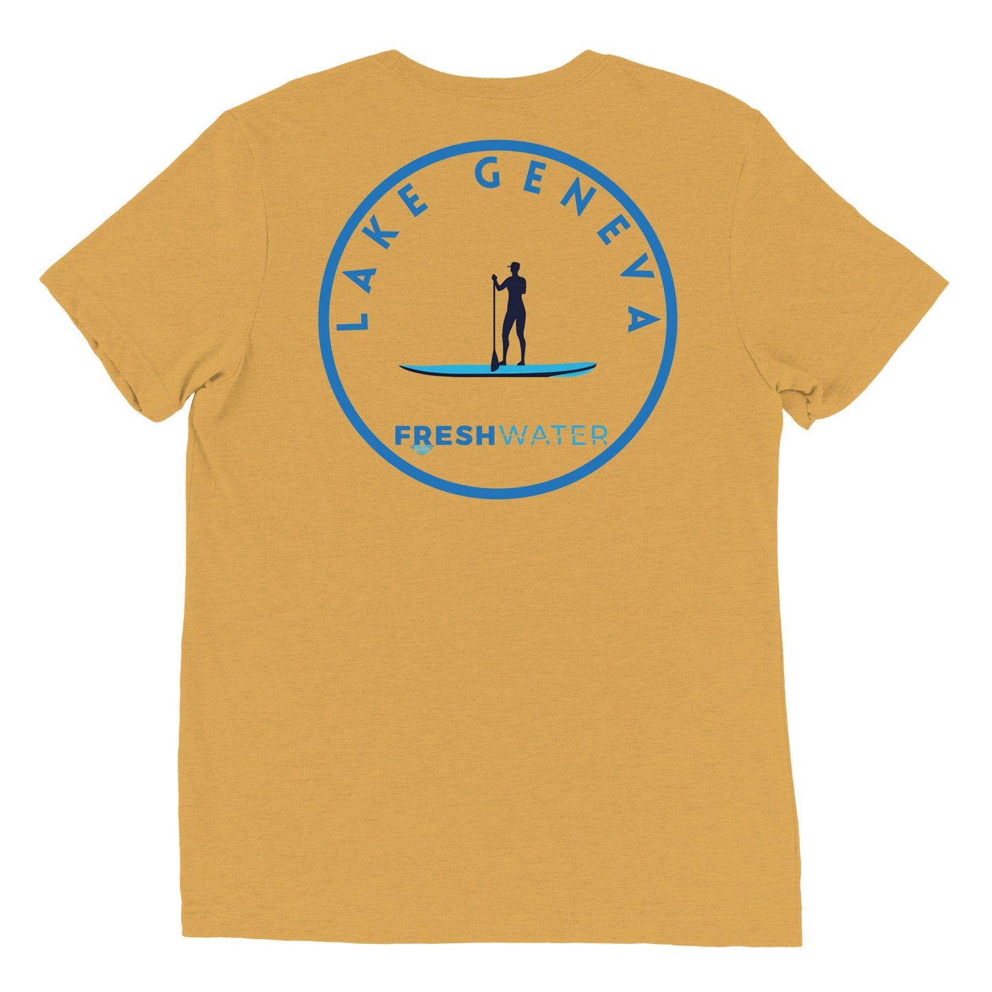 Lake Geneva Wisconsin Freshwater Paddle Short sleeve t-shirt