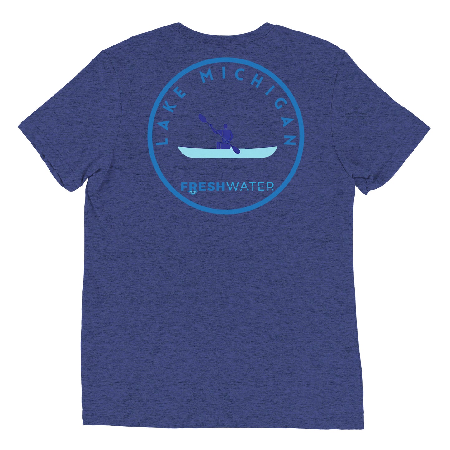 Lake Michigan Freshwater Kayak Short sleeve t-shirt