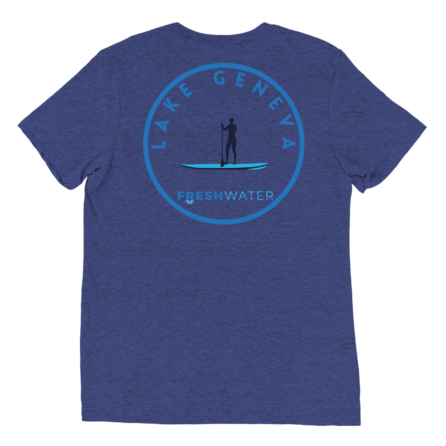 Lake Geneva Wisconsin Freshwater Paddle Short sleeve t-shirt