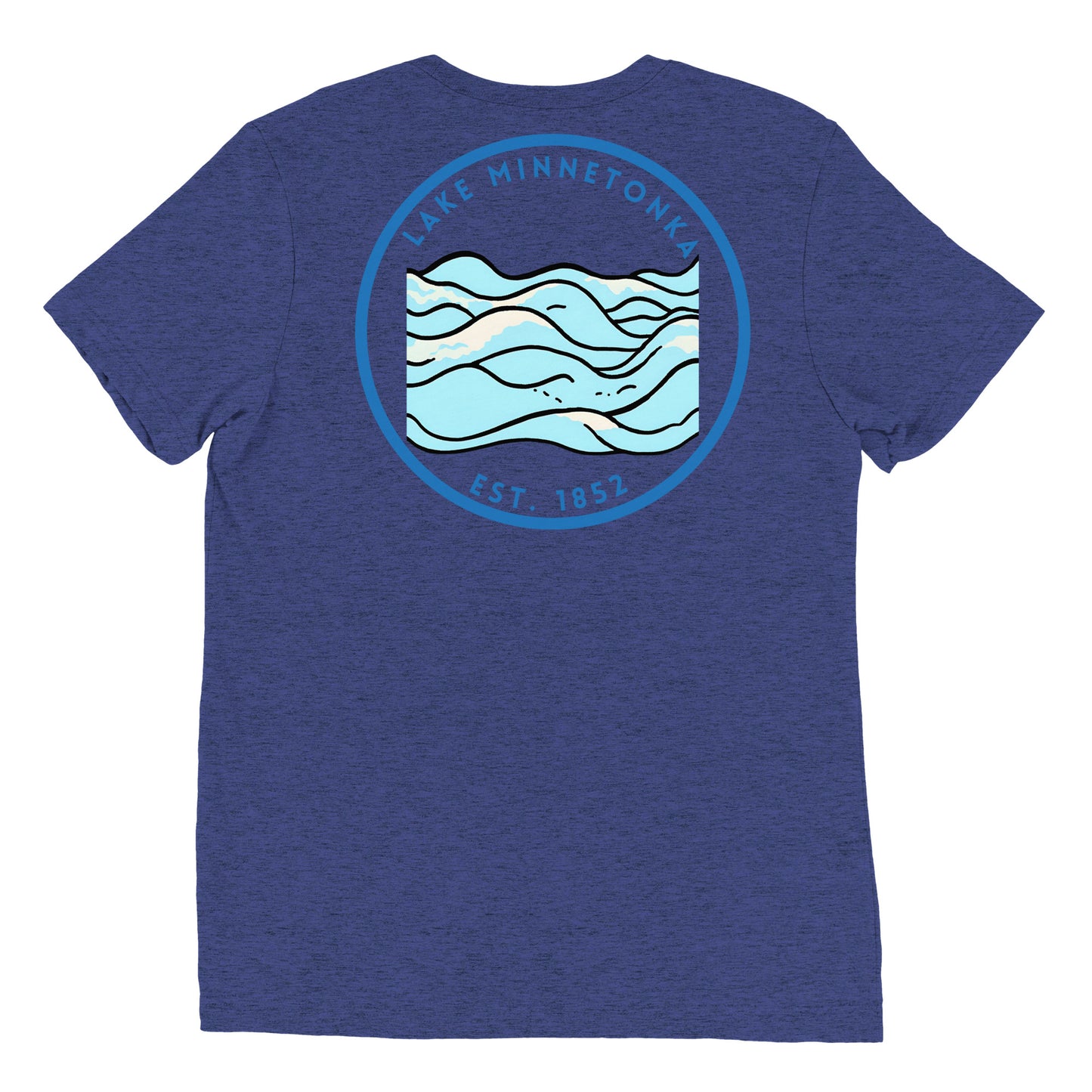 Lake Minnetonka Minnesota Freshwater Waves Short sleeve t-shirt