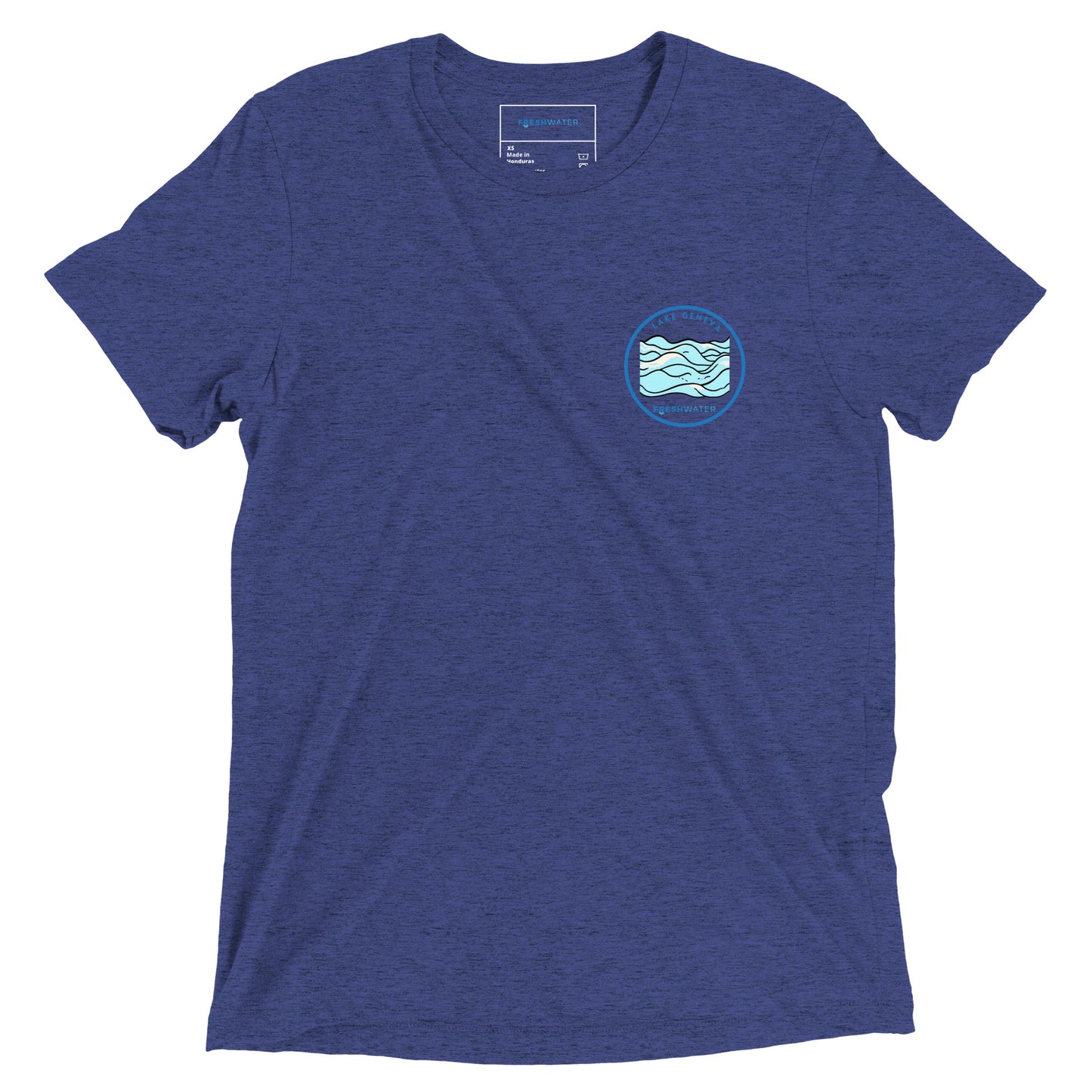Lake Geneva Wisconsin Freshwater Waves Short sleeve t-shirt