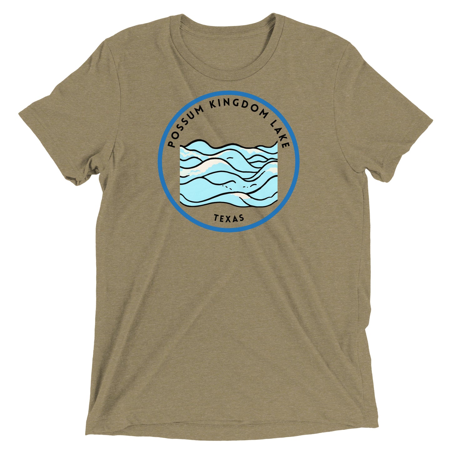 Possum Kingdom Lake Texas Freshwater Waves Short sleeve t-shirt